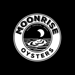MOONRISE OYSTERS EAST DENNIS MASS. trademark