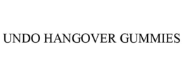 UNDO HANGOVER GUMMIES trademark