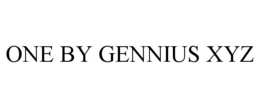 ONE BY GENNIUS XYZ trademark