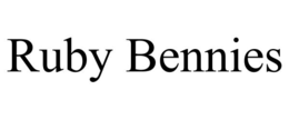 RUBY BENNIES trademark