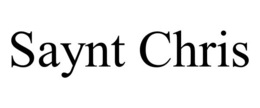 SAYNT CHRIS trademark