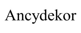 ANCYDEKOR trademark