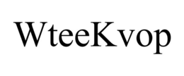WTEEKVOP trademark