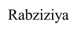 RABZIZIYA trademark
