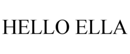 HELLO ELLA trademark
