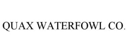 QUAX WATERFOWL CO. trademark
