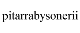 PITARRABYSONERII trademark