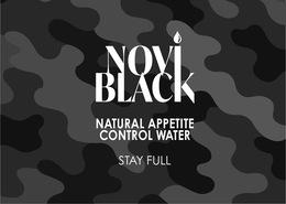 NOVI BLACK NATURAL APPETITE CONTROL WATER STAY FULL trademark