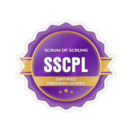 SCRUM OF SCRUMS SSCPL CERTIFIED PROGRAM LEADER trademark