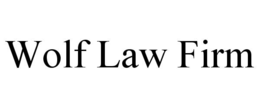WOLF LAW FIRM trademark