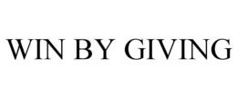 WIN BY GIVING trademark