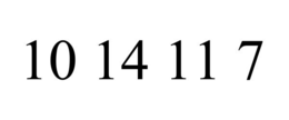 10 14 11 7 trademark