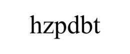 HZPDBT trademark