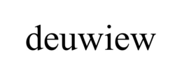 DEUWIEW trademark