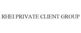 RHEI PRIVATE CLIENT GROUP trademark