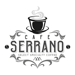 SERRANO CAFE SELECT SPECIALTY COFFEE trademark