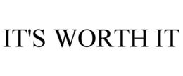 IT'S WORTH IT trademark