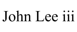JOHN LEE III trademark
