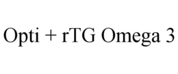 OPTI + RTG OMEGA 3 trademark