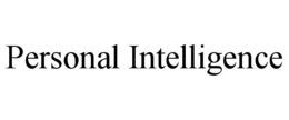 PERSONAL INTELLIGENCE trademark