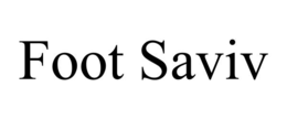 FOOT SAVIV trademark