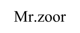 MR.ZOOR trademark