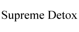 SUPREME DETOX trademark