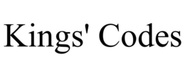 KINGS' CODES trademark