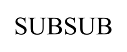 SUBSUB trademark