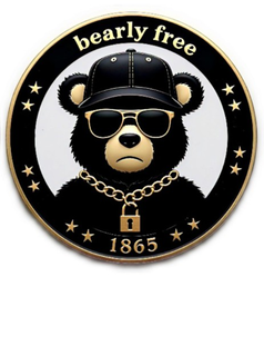BEARLY FREE 1865 trademark