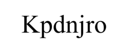 KPDNJRO trademark
