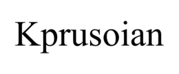 KPRUSOIAN trademark