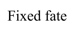 FIXED FATE trademark