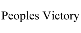 PEOPLES VICTORY trademark