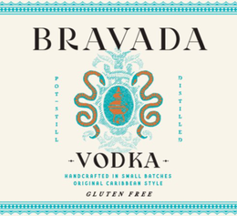 BRAVADA POT-STILL DISTILLED VODKA HANDCRAFTED IN SMALL BATCHES ORIGINAL CARIBBEAN STYLE GLUTEN FREE trademark