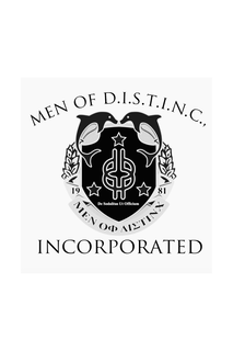 MEN OF D.I.S.T.I.N.C. INCORPORATED DE SODALITAS UT OFFICIUM 1981 MEN O trademark