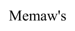 MEMAW'S trademark