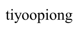 TIYOOPIONG trademark