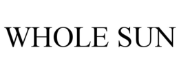 WHOLE SUN trademark