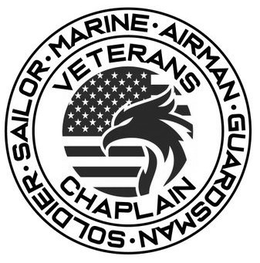 VETERANS CHAPLAIN • SOLDIER • SAILOR • MARINE • AIRMAN • GUARDSMAN trademark