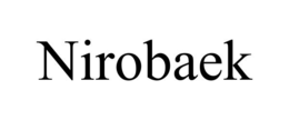 NIROBAEK trademark