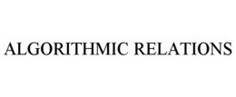 ALGORITHMIC RELATIONS trademark