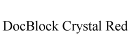 DOCBLOCK CRYSTAL RED trademark