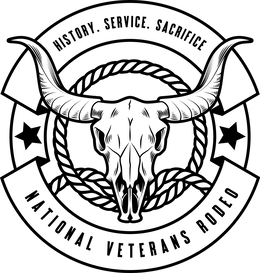 NATIONAL VETERANS RODEO HISTORY. SERVICE. SACRIFICE trademark
