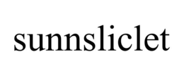 SUNNSLICLET trademark