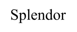 SPLENDOR trademark