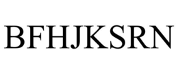 BFHJKSRN trademark
