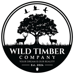WILD TIMBER COMPANY YOUR DREAM IS OUR REALITY EST. 2024 trademark