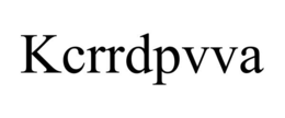 KCRRDPVVA trademark