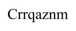 CRRQAZNM trademark
